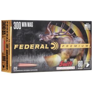 Federal Swift Scirocco II Rifle Ammunition .300 WIN MAG 180 gr Poly Tip 2950 fps 20/ct