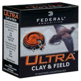 Federal Ultra Clay & Field 2-3/4" 1-1/8oz #7.5 12 GA Ammo, 25rds - UCG12SI 7.5 