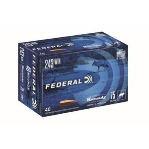 Federal Premium HORNADY V-MAX .243 Winchester 75 Grain Hornady V-Max Centerfire Rifle Ammo 20 Rounds V243VM75 V243VM75