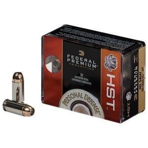 Federal Premium Personal Defense HST 45 Auto +P 230 Grain Jacketed Hollow Point Centerfire Pistol Ammunition 20 Rounds P45HST1S