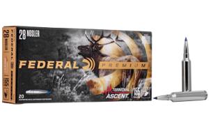 Federal Premium Terminal Ascent Big Game Centerfire Rifle Ammo - .28 Nosler 