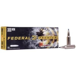 Federal Premium TERMinAL ASCENT .300 Winchester Short Magnum 200 Grain Terminal Ascent Centerfire Rifle Ammo 20 Rounds P300WSMTA1 P300WSMTA1