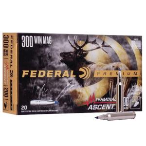 Federal Premium Terminal Ascent .300 Win Mag 200 Grain Centerfire Rifle Ammo P300WTA1
