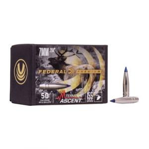 Federal .284 CALIBER 155GR TERMINAL ASCENT COMP BULLET 50RD