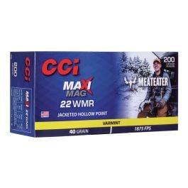 CCI 958ME Maxi-Mag Meat Eater 22 Mag 40 gr Jacketed Hollow Point (JHP) 200 Bx/ 10 Cs