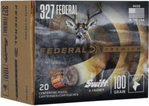 Federal Swift A-Frame Handgun Ammunition .327 Fed Mag 100gr JHP 1500 fps 20/ct 