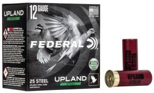 Federal Upland Steel Shotshells - 12 Gauge - #6 - 2.75" - 25 Rounds USH122 6