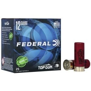 Federal TOP GUN 12 GA 2 3/4 IN 1 1/8OZ 1200 FPS 7.5 PAPER WAD SS AMMO 25RD TG12W 7.5