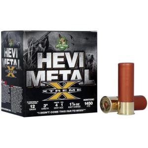 Hevi-Shot 12 Gauge Shotgun Ammunition 3" #4 - 25 Shells