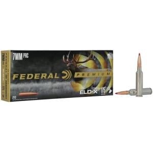 Federal Premium ELD-X Rifle Ammunition 7mm PRC 175gr PT 3000 fps 20/ct P7PRCELDX1