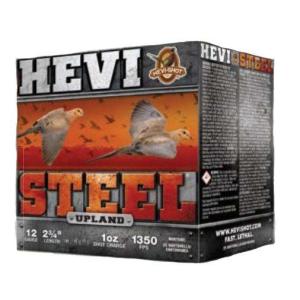HEVI-Shot HEVI-Steel Upland Shotshells 12ga 2-3/4" 1oz 1350 fps #6 25/ct HS61266