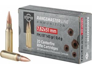 PPU 7.62x51 145 Grain FMJBT 20 Rounds Per Box - PPRM762 605003819934