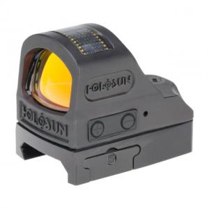 Holosun HE508T Elite Series Micro Red Dot Sight, 1x, 2 MOA Dot/32 MOA Ring, CR2032 Battery, Black, HE508T-RD