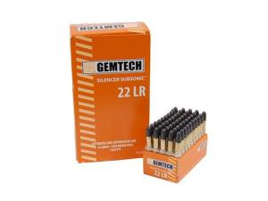 Gemtech Silencer Subsonic 22LR 42 Grain Lead Round Nose 500 Rd Brick 