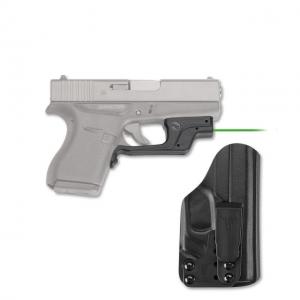 Crimson Trace Glock 43 Green Laserguard w/Blade Tech IWB Holster