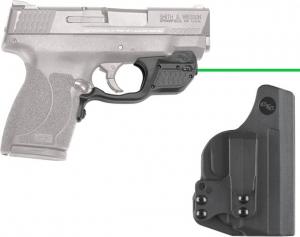 Crimson Trace Laserguard Smith & Wesson M&P 45 Shield Green Laser, IWB Holster