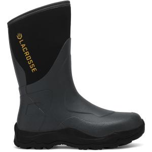 LaCrosse Alpha Agility Field Boots for Men - Black/Gray - 9M