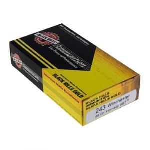 Black Hills Gold .243 Win 95 Gr. Hornady SST 20/Box