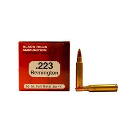 Black Hills 223 Remington 55gr FMJ Ammunition 50rds - M223N1
