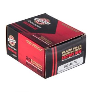 Black Hills HoneyBadger .380 ACP Ammo 60 Grain Lehigh Xtreme Defense 1150 fps 20 Rounds