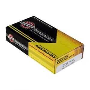 Black Hills Gold Ammo .260 Remington 140 Grain ELD-M 20 Rounds 1C260REMBHGN320