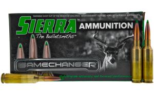 Sierra GameChanger Rifle Ammunition 6mm Creedmoor 100 gr TGK 3135 fps 20/ct A4110-04