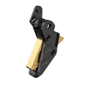 Tyrant Designs Sig Sauer P365 Intellifire Pistol Trigger, Black Shoe / Gold Hardware