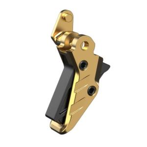 Tyrant Designs Sig Sauer P365 Trigger, Gold Shoe / Black Hardware