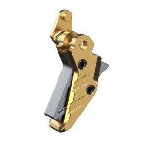 Tyrant Designs Intellifire Sig Sauer P365 Trigger, Gold Shoe / Grey Hardware
