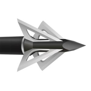 Slick Trick X-Bow Broadhead Fixed Blade 100 Grain Stainless Steel 4-Pack