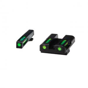 HiViz Litewave H3 Tritium / Litepipe Glock Sight Set