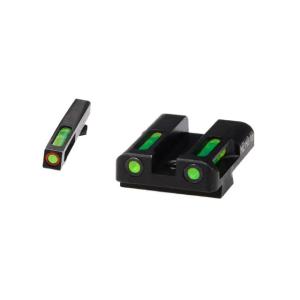 HiViz LiteWave H3 Tritium / Litepipe Glock Night Sight Set