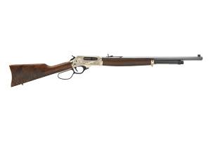 Henry Repeating Arms Co Lever Action Brass Wildlife Engraved 45-70 H010BWL