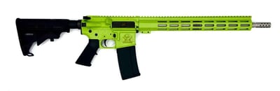 GLFA AR-15 Rifle 16" Zombie Splatter Green
