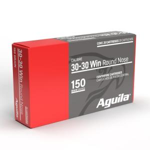 Aguila .30-30 Winchester 150 gr BTSP 20rds Rifle Ammo for Reliable Deer Hunting - 80801AG 640420000015