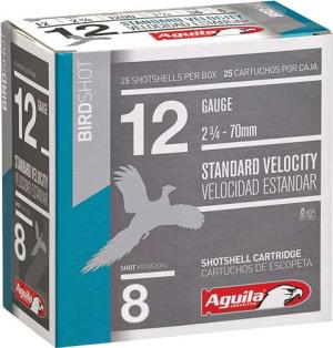 AGUILA SHOTSHELL 12GA 1 1/8OZ CASE LOT #8 
