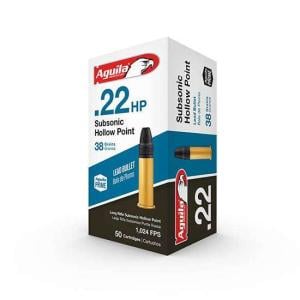 AGUILA SUBSONIC HP 22LR 38GR 50rd BOX
