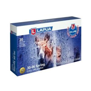 Lapua Mega .30-06 Springfield Ammo 200 Grain Soft Point Brass Cased 20 Rounds 4317567