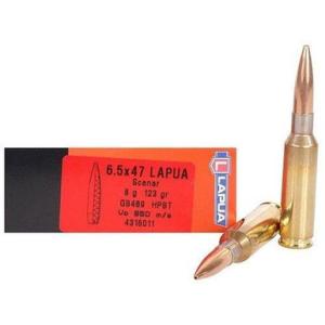 Lapua Ammunition 6.5x47 Lapua 123 Grain Scenar HPBT 20 Rounds