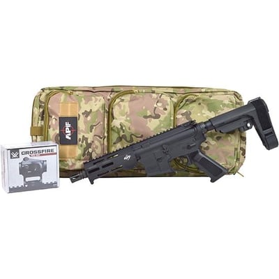 Alex Pro Firearms APF 6.5 w/Vortex Crossfire Red Dot MultiCam Sling Pack/Case and 2 Picatinny side rail