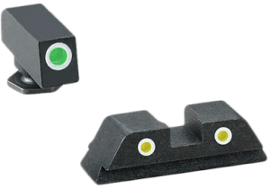 Ameriglo Tritium Glock Night Sight Set, Classic Green Front,Yellow Rear GL115
