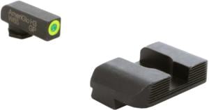 AmeriGlo Protector Glock Sights Set, LumiGreen / Black