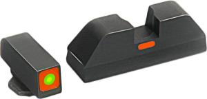 AmeriGlo Glock 20 Tritium Night Sights, Orange