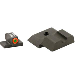 AmeriGlo Tritium S&W M&P Shield Night Sight Set, ProGlo / Black SW443