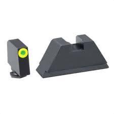 AmeriGlo Glock 2XL Tritium Night Sight, Tall 3 Dot, Green / Black 644406909880