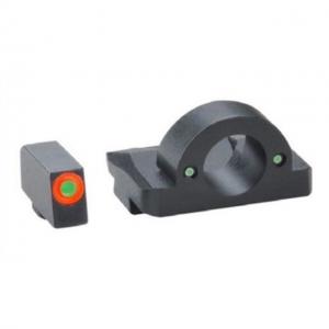 AmeriGlo Glock 17/19/19x/26 Gen5 Ghost Ring Night Sight Green Tritium W/O