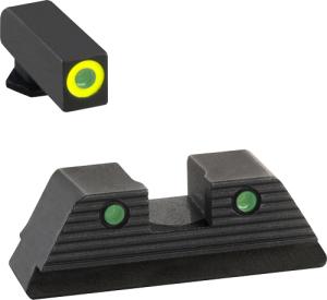 AmeriGlo Glock 17/19 Gen 5 Trooper Sight Green Tritium GL-821