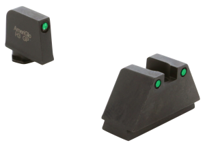 AmeriGlo Glock 34 2XL Tritium Night Sight, Tall 3 Dot, Green / Green