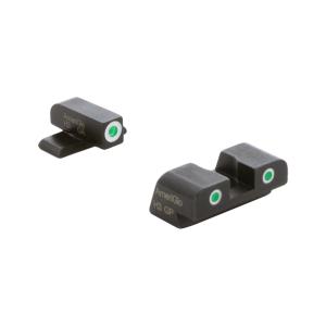 AmeriGlo Classic Tritium Springfield Hellcat Night Sights, Green / Green