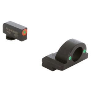 Ameriglo Glock 42,43,43X,48 Ghost Ring Grn Trit w/Orange Outline Front Grn Trit Rear Night Sight